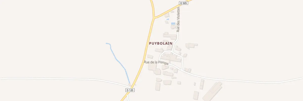 Plan du 2 Rue de la Fontaine Puybolain à Paizay-le-Chapt