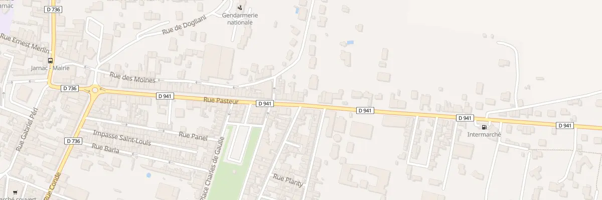 Plan du 97 Rue Pasteur à Jarnac