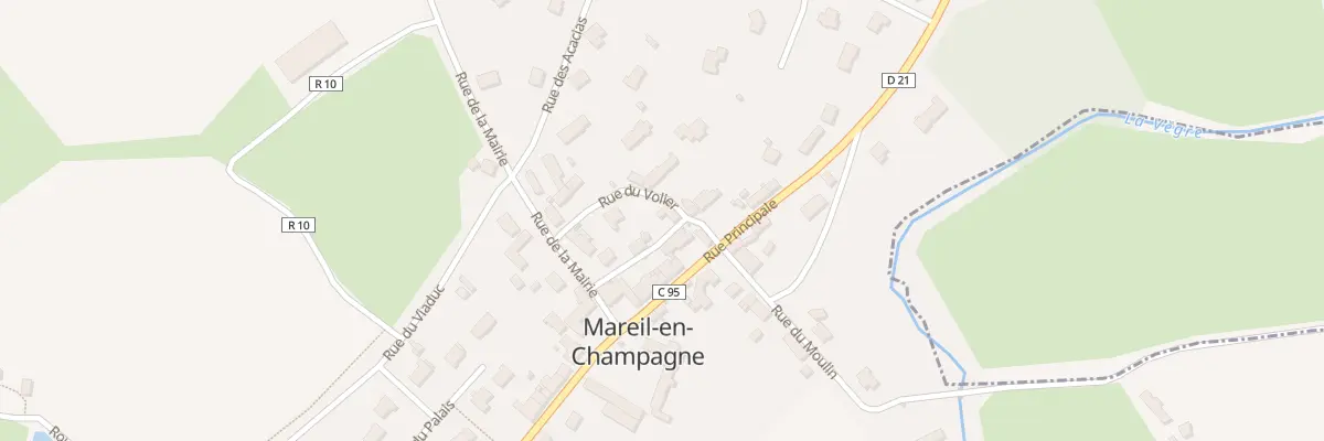 Plan du 4 Rue du Volier à Mareil-en-Champagne