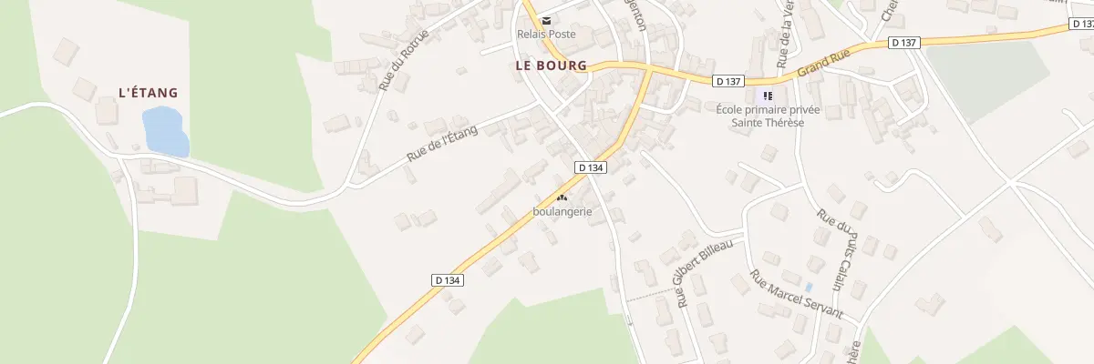 Plan du 12 Rue de la Commanderie à Gourgé