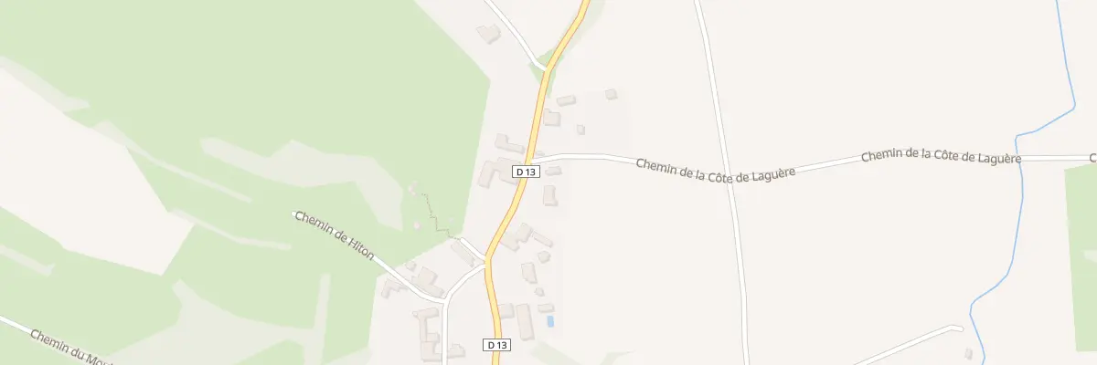 Plan du 9291 D 13 à Conchez-de-Béarn