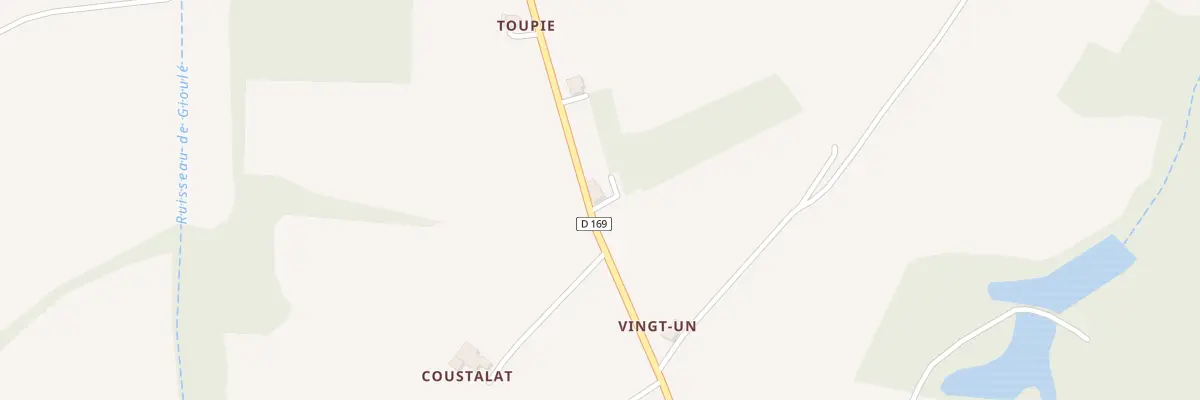 Plan du 3043 Rte de Luppe Violles au Houga