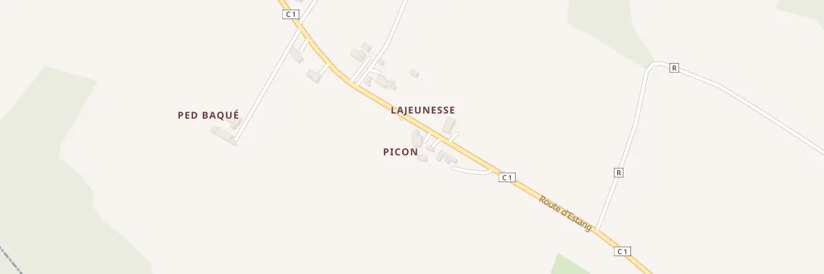 Plan du 4200 Rte d’Estang à Labastide-d’Armagnac