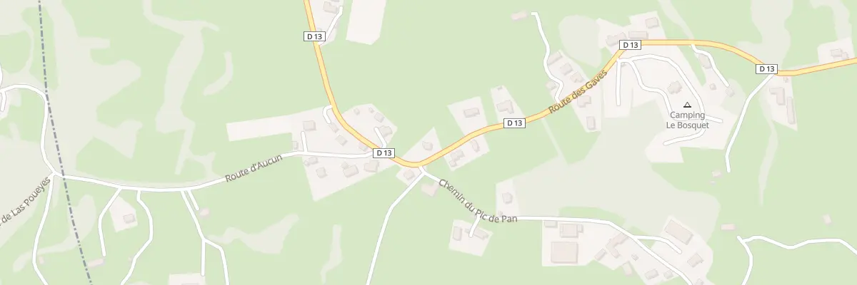 Plan du 38 Rte des Gaves à Bun