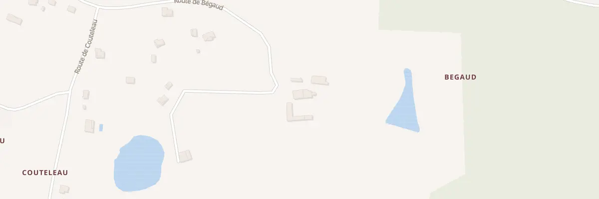 Plan du 14 Rte de Begaud à Montguyon