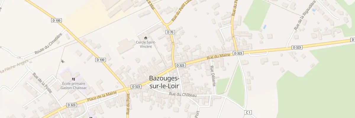 Plan du 2 Rue du Huit Mai à Bazouges Cré sur Loir