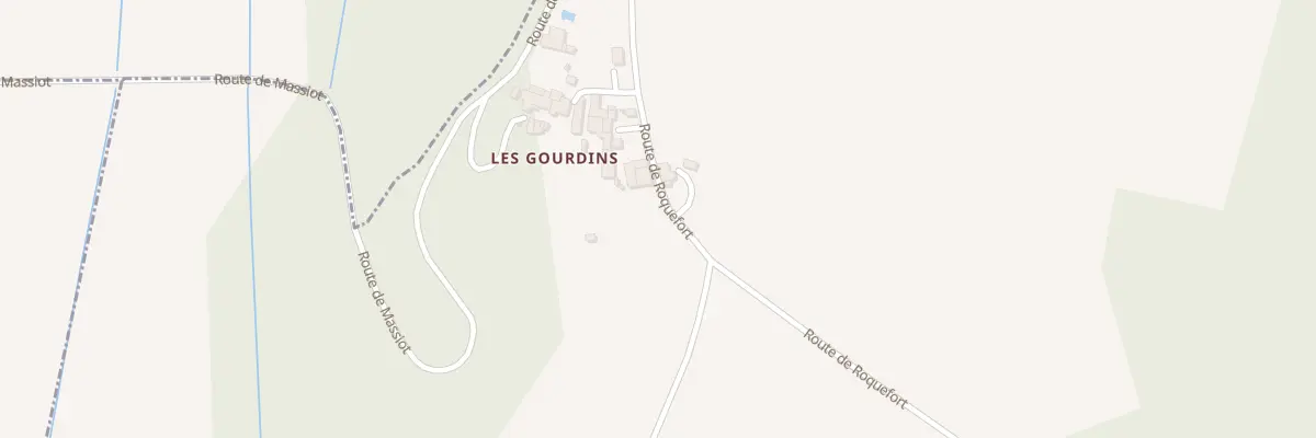Plan du 1 Les Gourdins à Lugasson
