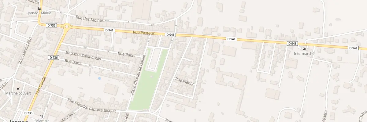 Plan du 22 Rue de la Côte à Jarnac