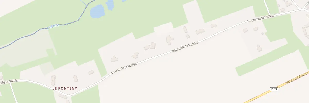 Plan du 24 La Vallee à Eraines
