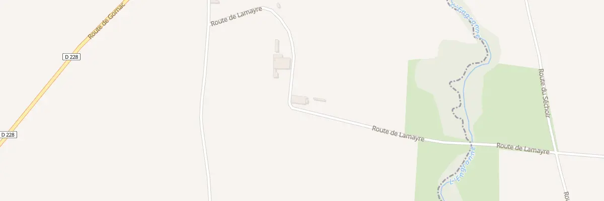 Plan du 1 Lamayre à Coirac