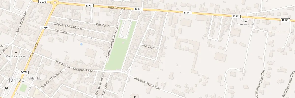 Plan du 6 Rue Planty à Jarnac