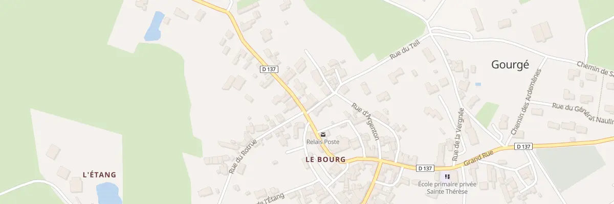 Plan du 6 Rue Philippe de Comines à Gourgé