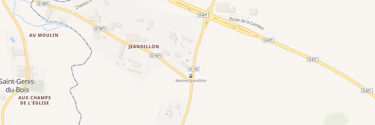 Plan du 18 Jeandillon à Martres
