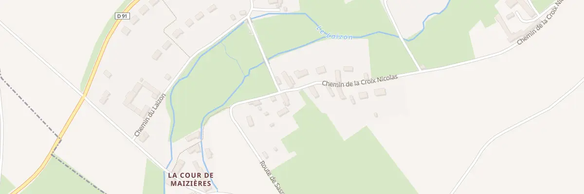 Plan du 14 Che de la Croix Nicolas à Maizières