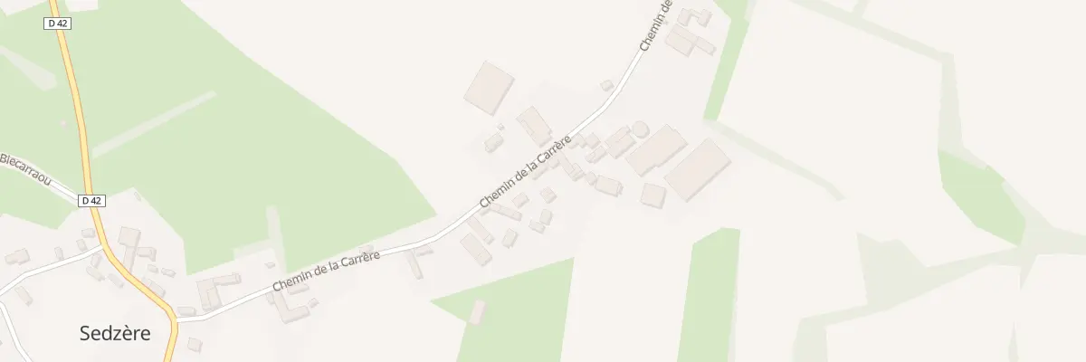 Plan du 36 Che de la Carrere à Sedzère