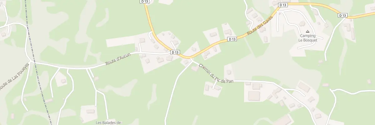 Plan du 41 Rte des Gaves à Bun