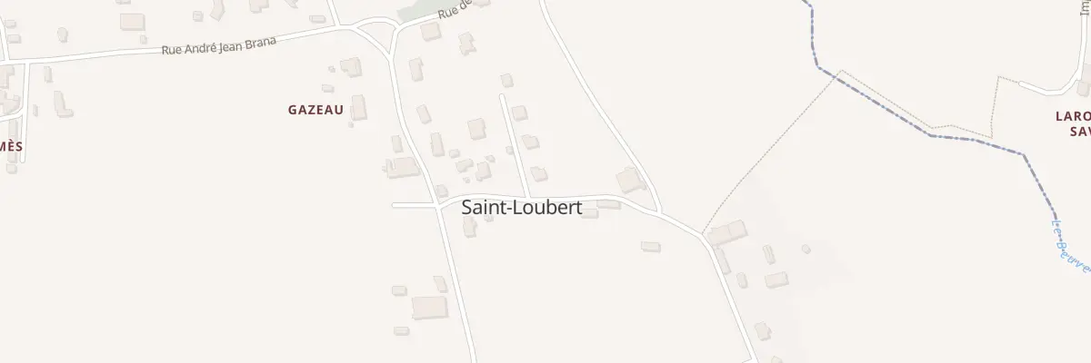 Plan du 1A Breze à Saint-Loubert