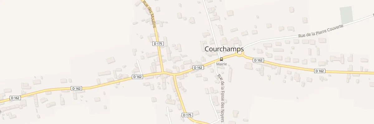 Plan du 82 Rue du Mihervé à Courchamps