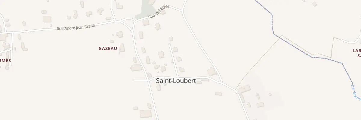 Plan du 7 Breze à Saint-Loubert