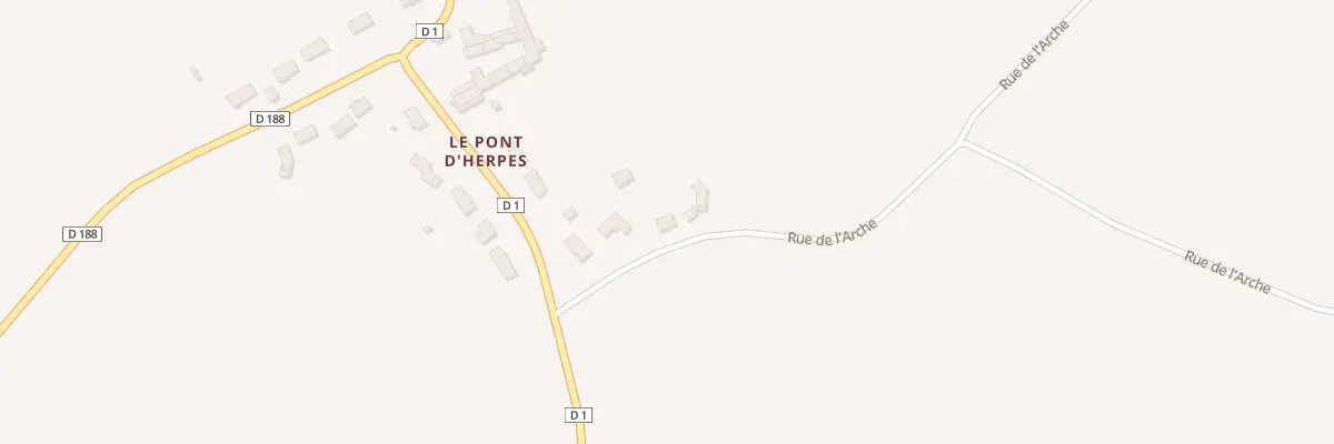 Plan du 3 Rue de l’Arche à Courbillac