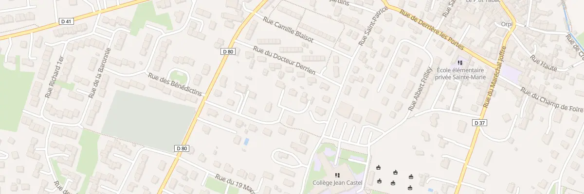 Plan du 15 Rue du Chanoine Leprevost à Argences