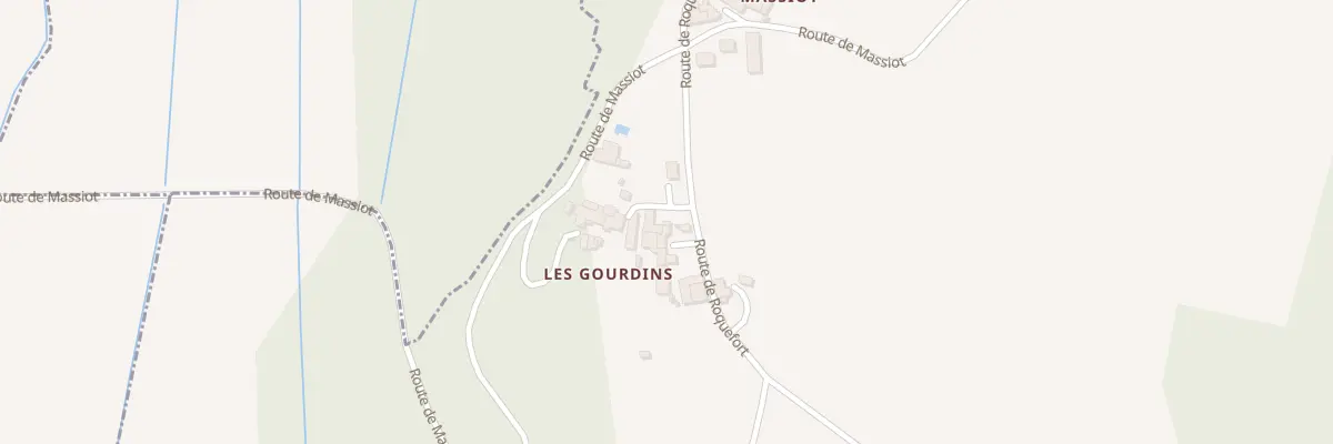 Plan du 3 Les Gourdins à Lugasson