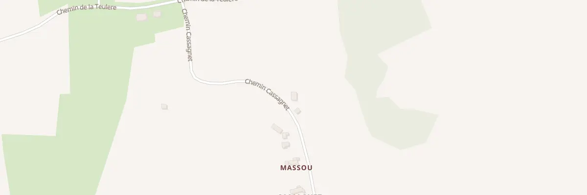 Plan du 8 Che Cassagnet à Abère