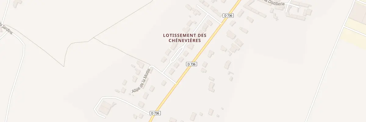 Plan du 6 Lot les Chenevieres aux Métairies