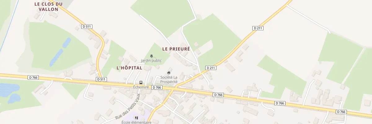 Plan du 1 Che du Prieuré à Baugé-en-Anjou