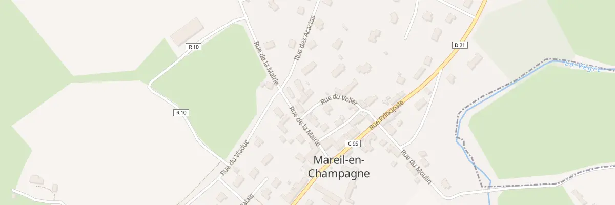 Plan du 1 Rue du Volier à Mareil-en-Champagne