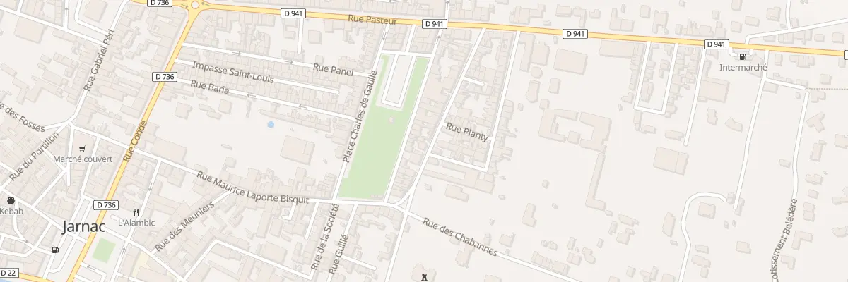 Plan du 27 Rue de la Côte à Jarnac
