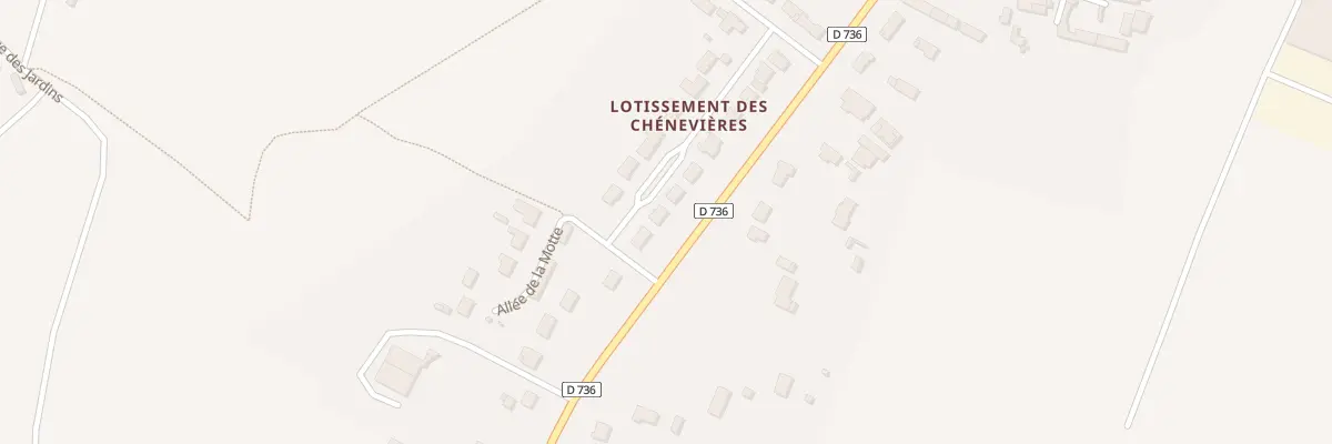 Plan du 4 Lot les Chenevieres aux Métairies
