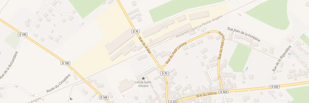 Plan du 16 Rue du Huit Mai à Bazouges Cré sur Loir