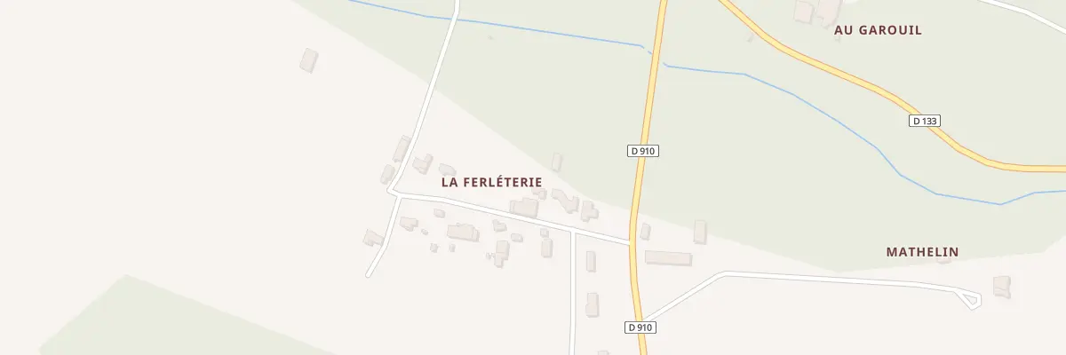 Plan du 303 La Ferleterie à Lagorce