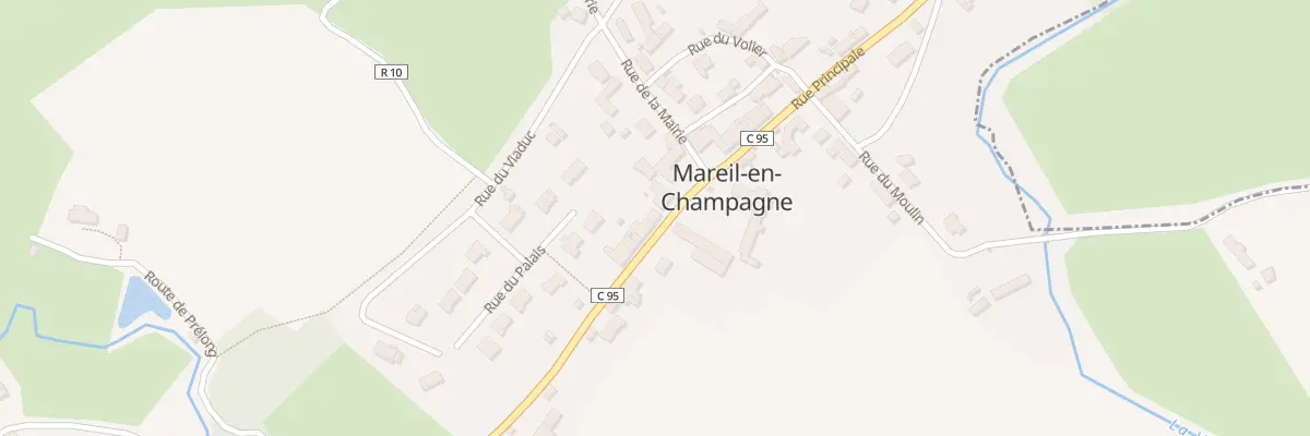 Plan du 34 Rue Principale à Mareil-en-Champagne