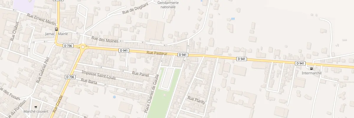 Plan du 64 Rue Pasteur à Jarnac