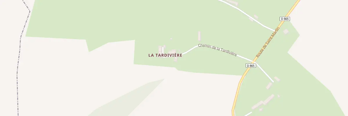 Plan du 94 La Tardiviere à Vieux-Pont