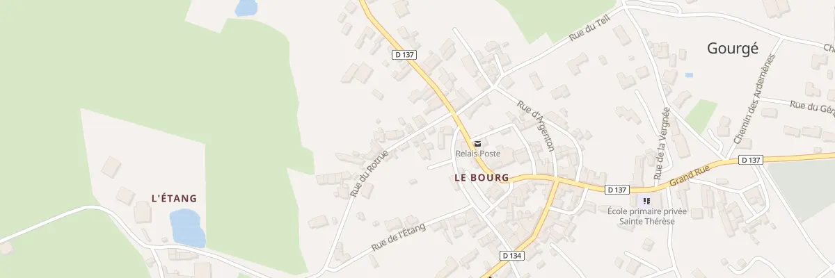 Plan du 3 Rue du Rotrue à Gourgé