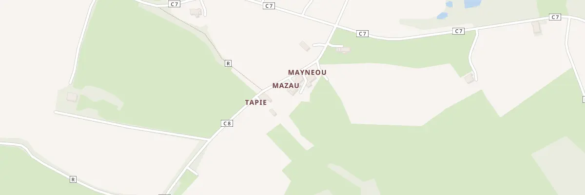 Plan du 5011 Mazau à Toujouse