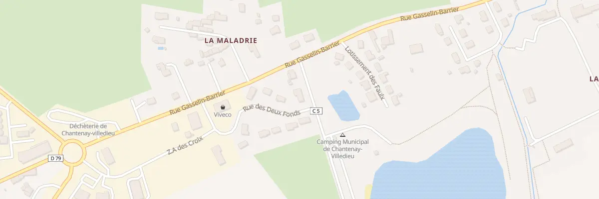 Plan du 4 Rte du Plan d’Eau à Chantenay-Villedieu