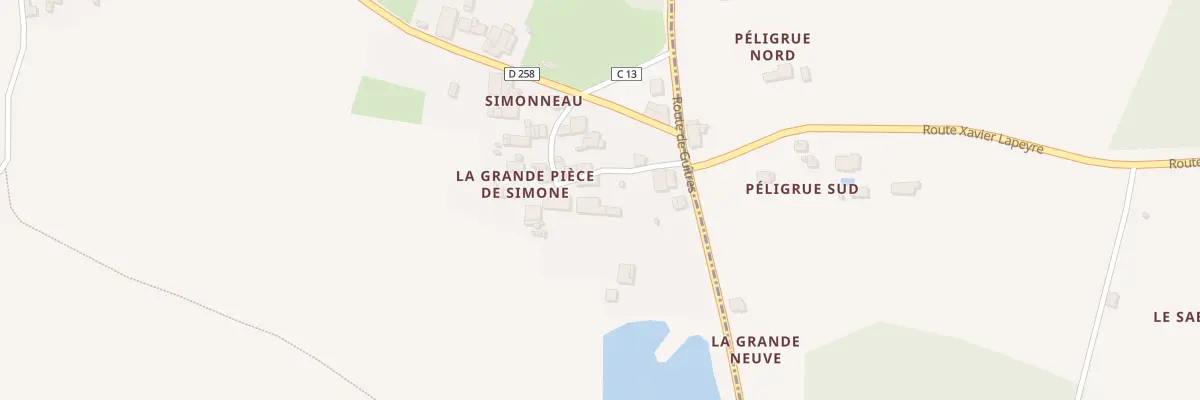 Plan du 5235 Simonneau à Clérac