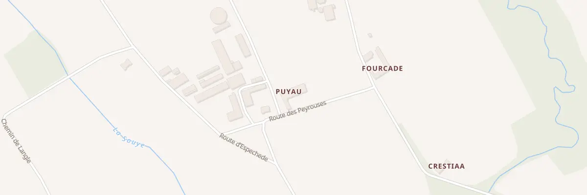 Plan du 5 Che des Peyrouses à Lourenties