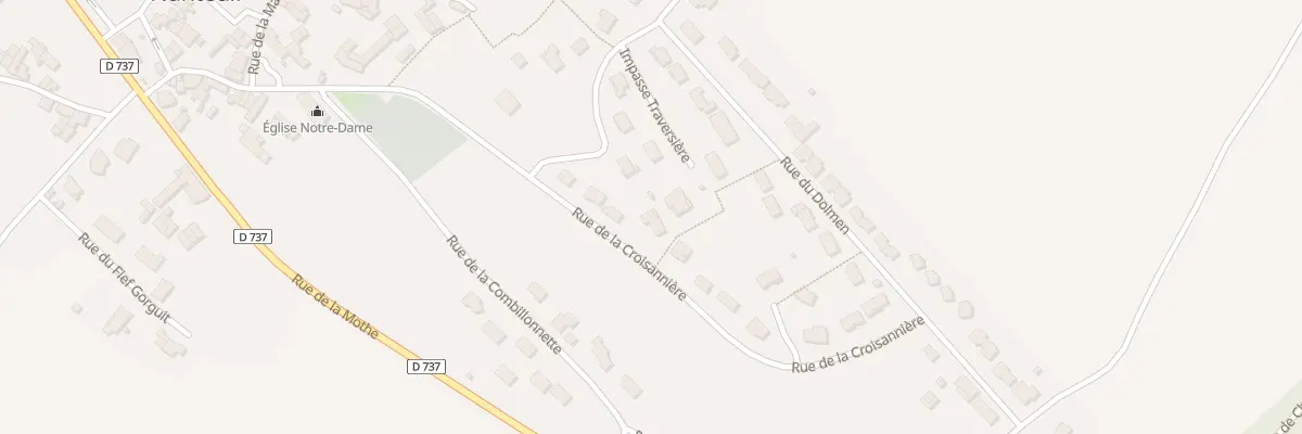 Plan du 9 Rue de la Croisannière à Nanteuil