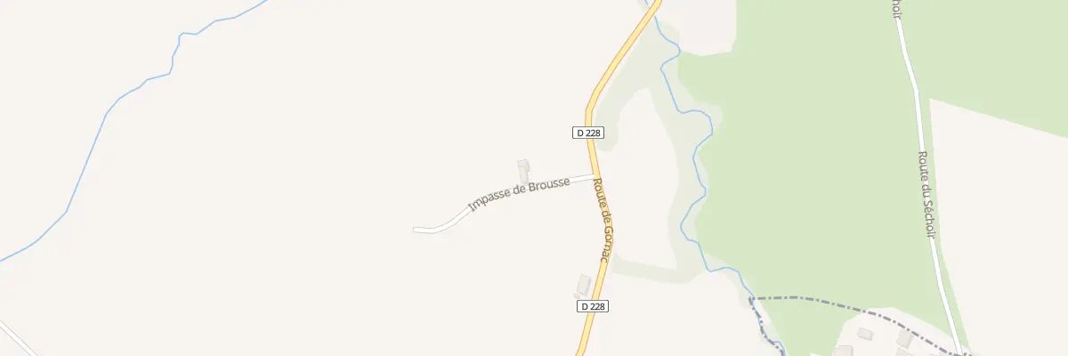 Plan du 1 Brousse à Coirac