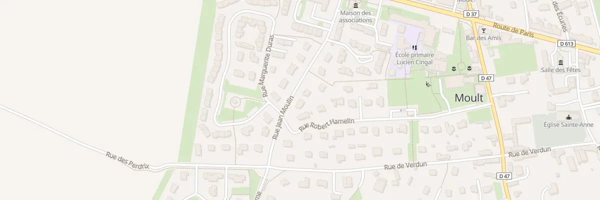 Plan du 2 Rue Jean Moulin à Moult-Chicheboville