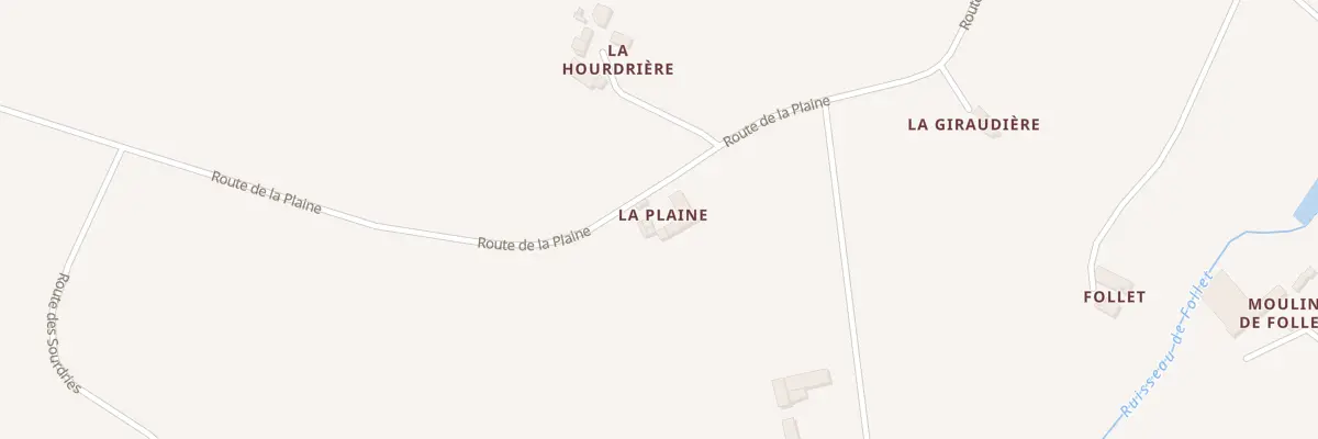 Plan du 911 Rte de la Plaine à Baugé-en-Anjou