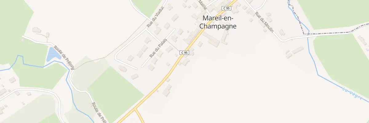 Plan du 23 Rue Principale à Mareil-en-Champagne