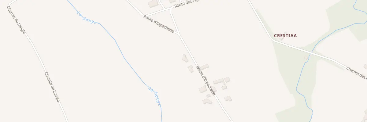 Plan du 21 Rte d’Espechede à Lourenties