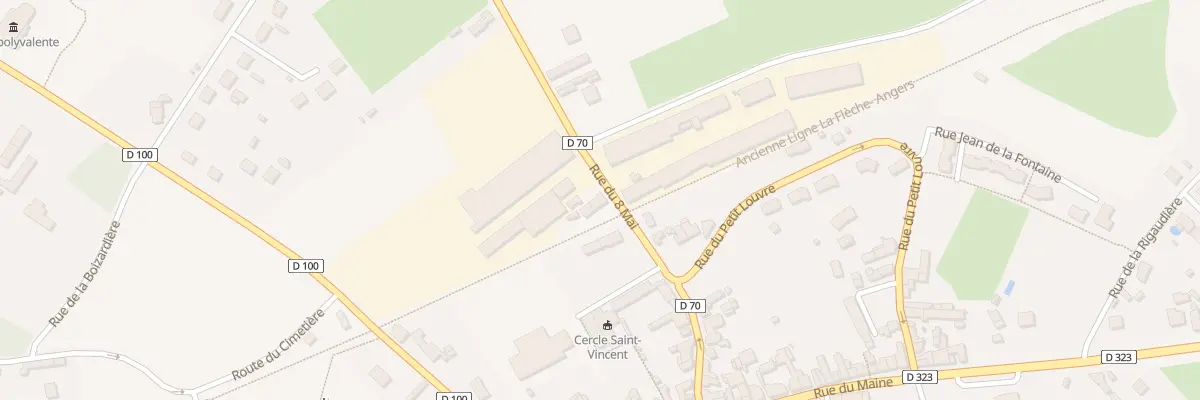 Plan du 13 Rue du Huit Mai à Bazouges Cré sur Loir