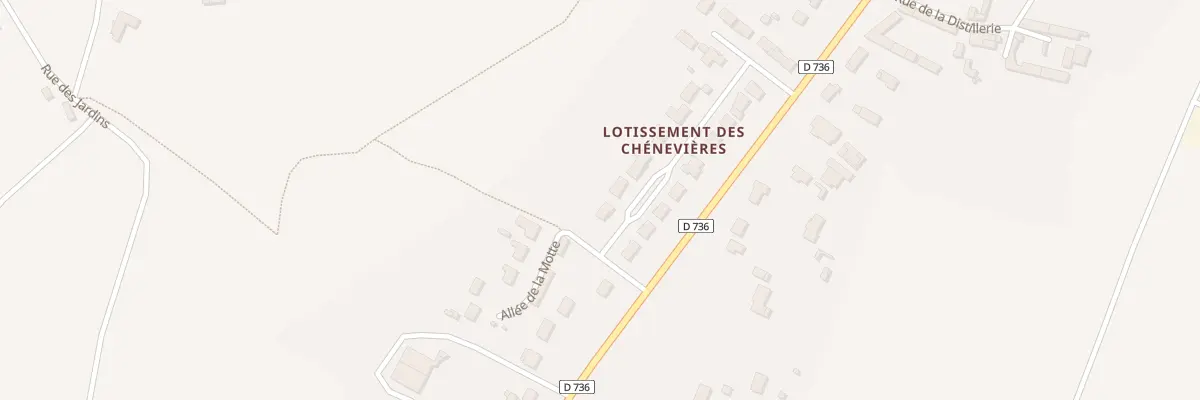 Plan du 1 Lot les Chenevieres aux Métairies